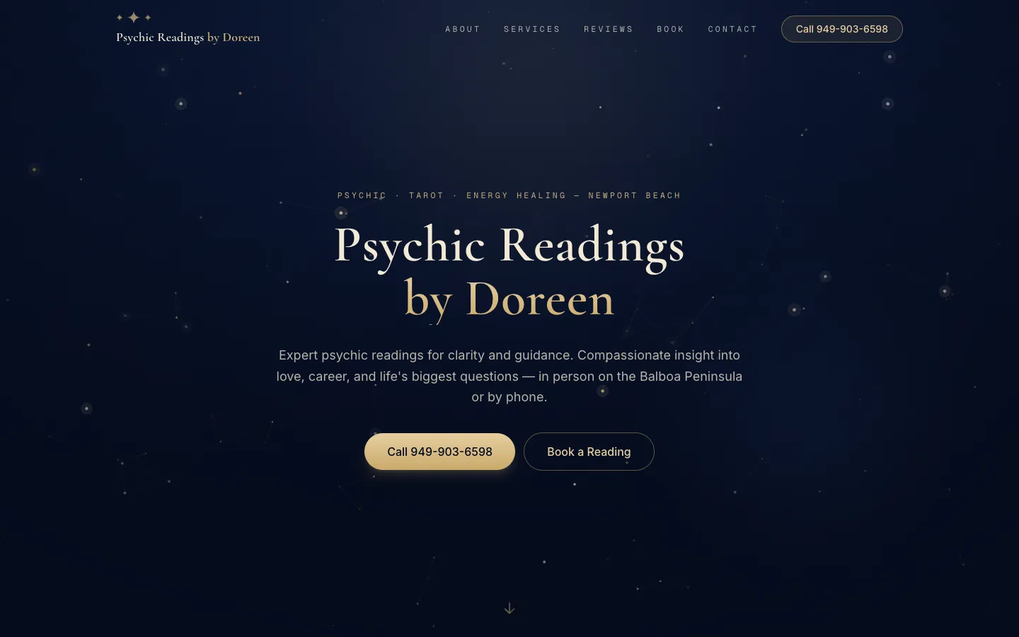 jackiej.events — modern site