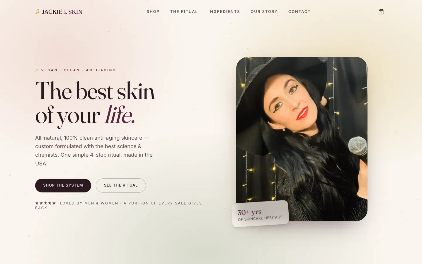 jackiej.events — modern site