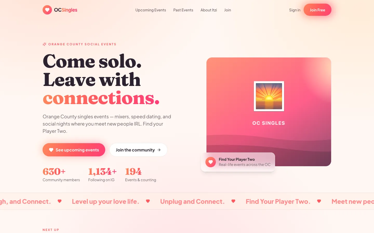 jackiej.events — modern site